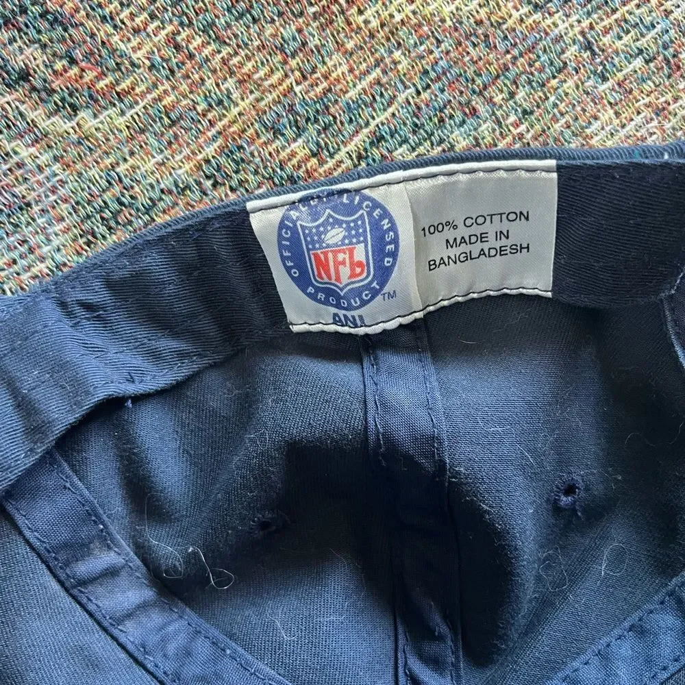 Vintage NFL Dallas Cowboys Dark Navy Blue Baseball Cap SnapBack Streetwear Y2K